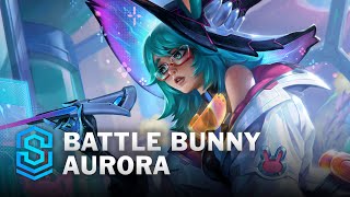 Battle Bunny Aurora Skin Spotlight  League of Legends [upl. by Hax564]