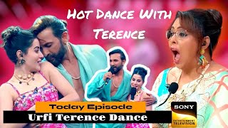 Urfi Javed hot dance with Terence in India’s Best Dancer 4  IBD4  Sony live [upl. by Accissej230]