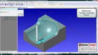 3D Finishing toolpaths on Surfaces and Solids [upl. by Elana158]