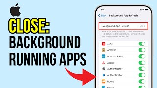 How to Close Background Running Apps on iPhone [upl. by Inad48]