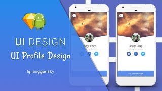 Profile UI Sketch App to Android XML Tutorial [upl. by Veno418]