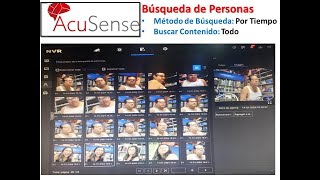 Hikvision Acusense Búsqueda de Personas por tiempo y todos [upl. by Briant247]