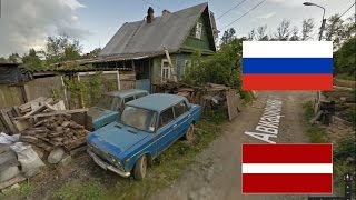 Латвия и Россия  сравнениеВентспилс  В Новгород Latvija  Krievija Latvia  Russiaeng subs [upl. by Odareg]