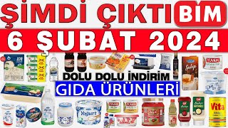 BUGÜN GELİYORR ✅ 6 ŞUBAT DOLU DOLU GIDA ÜRÜNLERİ  AKTÜEL KATALOĞU  YENİ ÇIKTI  BİM AKTÜEL [upl. by Annaeel582]