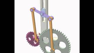 Gear and linkage mechanism 9a [upl. by Haleak]