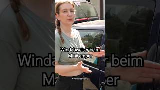 Windabweiser beim Minicamper [upl. by Llenreb]