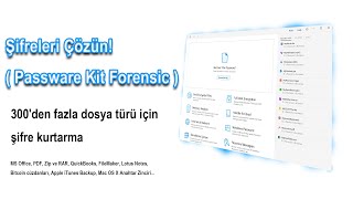 Şifreleri Çözün  Passware Kit Forensic [upl. by Mcgean]