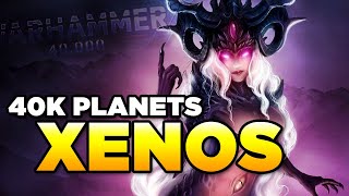 40K  PLANETS  XENOS  Daemons Necron Ynnari  WARHAMMER 40000 Lore  History [upl. by Roose821]