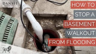 How to Stop a Basement Walkout from Flooding [upl. by Elinet196]