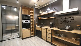 KODEDESIGN TV Кухня лофт Loft kitchen [upl. by Connors]