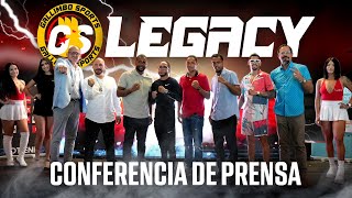 CONFERENCIA DE PRENSA 1 PARA LA CARTELERA DE BOXEO LEGACY [upl. by Wivina]