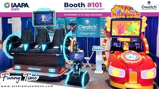 Owatch™ The Best Of IAAPA Expo 2023 New Rides New Arcade Games Tech amp More [upl. by Enoid]