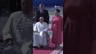 📹VIDEO  Pope Francis arrived in Ulaanbaatar PopeInMongoli ewtn francis religion [upl. by Jacoby]