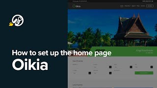 Oikia  How to set up the home page [upl. by Donall]