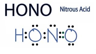 HONO Lewis Structure How to Draw the Lewis Structure for HONO [upl. by Kary6]