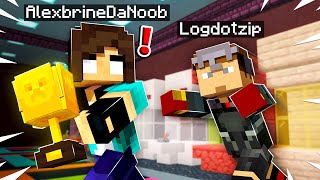 noob Girl BEATS my Minecraft map Arcade Dropper 5 [upl. by Gyimah]