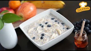 Guarantee Weight loss Breakfast  Overnight Oats  Oats and Chia seeds [upl. by Nonnah]