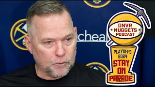 Michael Malone Conference After Denver Nuggets Practice After Game 2 Loss [upl. by Akere]