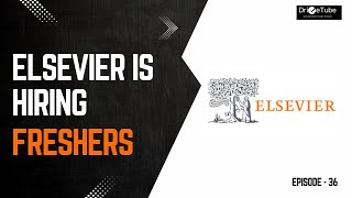 Elsevier  Hiring Now [upl. by Millwater453]