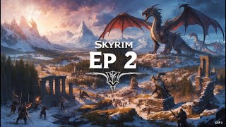 FIRST TIME Completing Ultimate MODDED Skyrim Lets Play EP2 [upl. by Orwin]