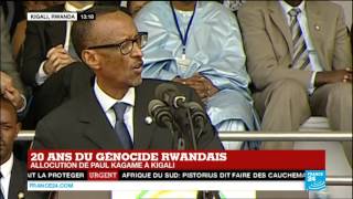 Génocide rwandais  quotAucun pays nest assez puissant pour changer les faitsquot déclare Paul Kagamé [upl. by Anyzratak]