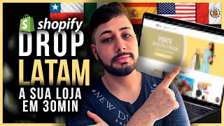 Melhor Tema Para Dropshipping Latam ContraEntrega e Cartão  Tema Shopify [upl. by Wehttam]