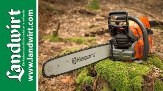 Husqvarna 572 XP Motorsäge im Test  landwirtcom [upl. by Alien]