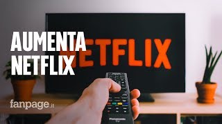 Aumenta Netflix abbonamenti più cari ecco quanto si pagherà in più [upl. by Colner]