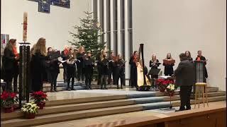 Personent hodie Dancing Day John Rutter Happy Voices Ingstetten [upl. by Karole]