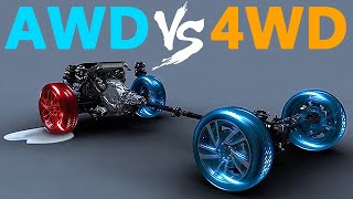 The Difference Between AWD vs 4WD [upl. by Borroff]