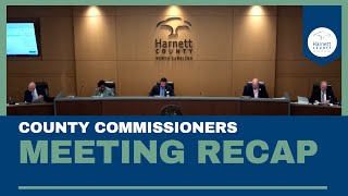 April 17 2023 recap of Harnett County Board of Commissioners Meeting [upl. by Nottarts831]