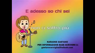 Riccardo Cocciante Bella Senzanima karaoke vecchia versione [upl. by Odnalra]