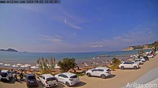 20231005 Arillas Corfu Live Webcam [upl. by Randolf]