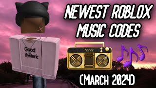 Roblox Music CodesIDs March 2024 WORKING ROBLOX ID [upl. by Asiul]