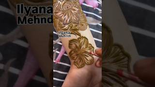 Easy  flower  mahindi  design [upl. by Ilil82]