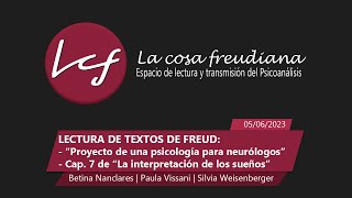 Lectura de textos de Freud quotProyecto de una psicología para neurólogosquot por Betina Paula y Silvia [upl. by Croner]