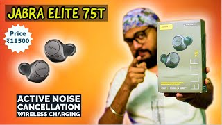 Jabra Elite 75t True Wireless Earbuds with Active Noise Cancellation  Detailed MIC amp Gaming Review [upl. by Alekahs]