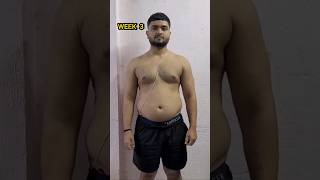 4 months Incredible fat loss transformation  fatfree fitness  fat loss  weight loss shorts [upl. by Nivrehs]