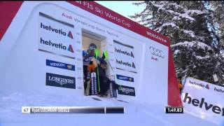 CochranSiegle 25th in Wengen SC  USSA Network [upl. by Reilly]