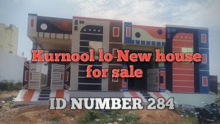 ID NUMBER 284 New house for sale loan available location Kurnool [upl. by Roht]