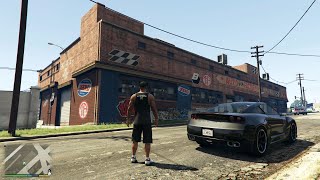 Grand Theft Auto 5  Grove Street Garage  Open World Free Roam Gameplay PC UHD 4K60FPS [upl. by Hedva]