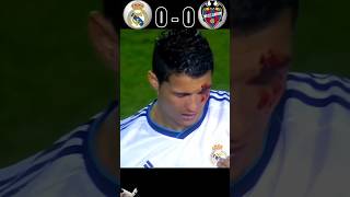 The Day Ronaldo Carsh His Eye 🥶 Ral Madrid VS Levante Laliga 2012 youtube football shorts [upl. by Safko]