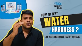 How to test Water Hardness Live Water Hardness Test by Aquasol Test Kit  Calcium amp Magnesium Test [upl. by Esinek]