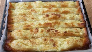 😋 How to prepare tasty Banitsa with filo pastry and cheese [upl. by Colville]