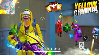 FREEFIRE🔥Yellow Criminal Ump  Groza Solo vs Squad 🤯 22 Kills Garena freefire PK GAMERS freefire [upl. by Tepper505]