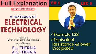 BL Theraja Vol 1  Ch 1 Lec 9  Example 138 explained [upl. by Rudyard]