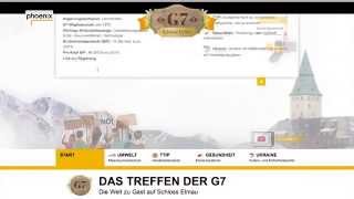 G7 Gipfel in Elmau  online bei phoenix [upl. by Suoirtemed]