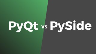 PyQt vs PySide Differences Similarities and Licenses 2022 [upl. by Inaja]