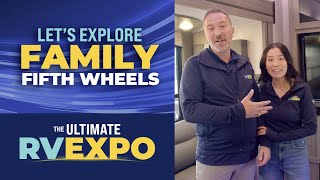 Ultimate RV Expo Family Fifth Wheels [upl. by Hrutkay862]