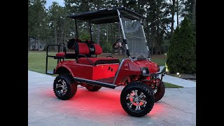 Club Car DS Golf Cart Build [upl. by Gonta573]